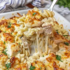 Garlic Parmesan Chicken Pasta Bake-image