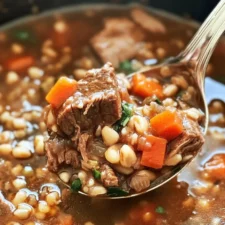 Crockpot Beef Barley Soup-image