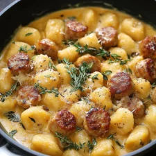 Creamy Butternut Squash Gnocchi with Sausage, Thyme, and Sage-image
