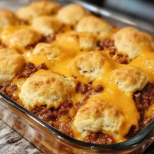 Sloppy Joe Biscuit Casserole-image