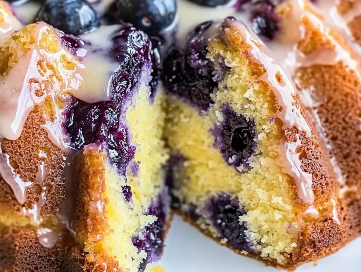 Lemon Blueberry Pound Cake