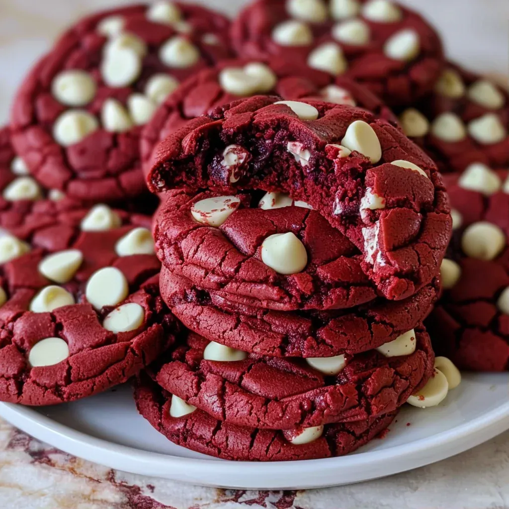 Easy Red Velvet Cake Mix Cookies You’ll Make Again and Again - Recipe Image