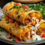 Cheesy Potato Burritos That Define Comfort Food - Recipe Image