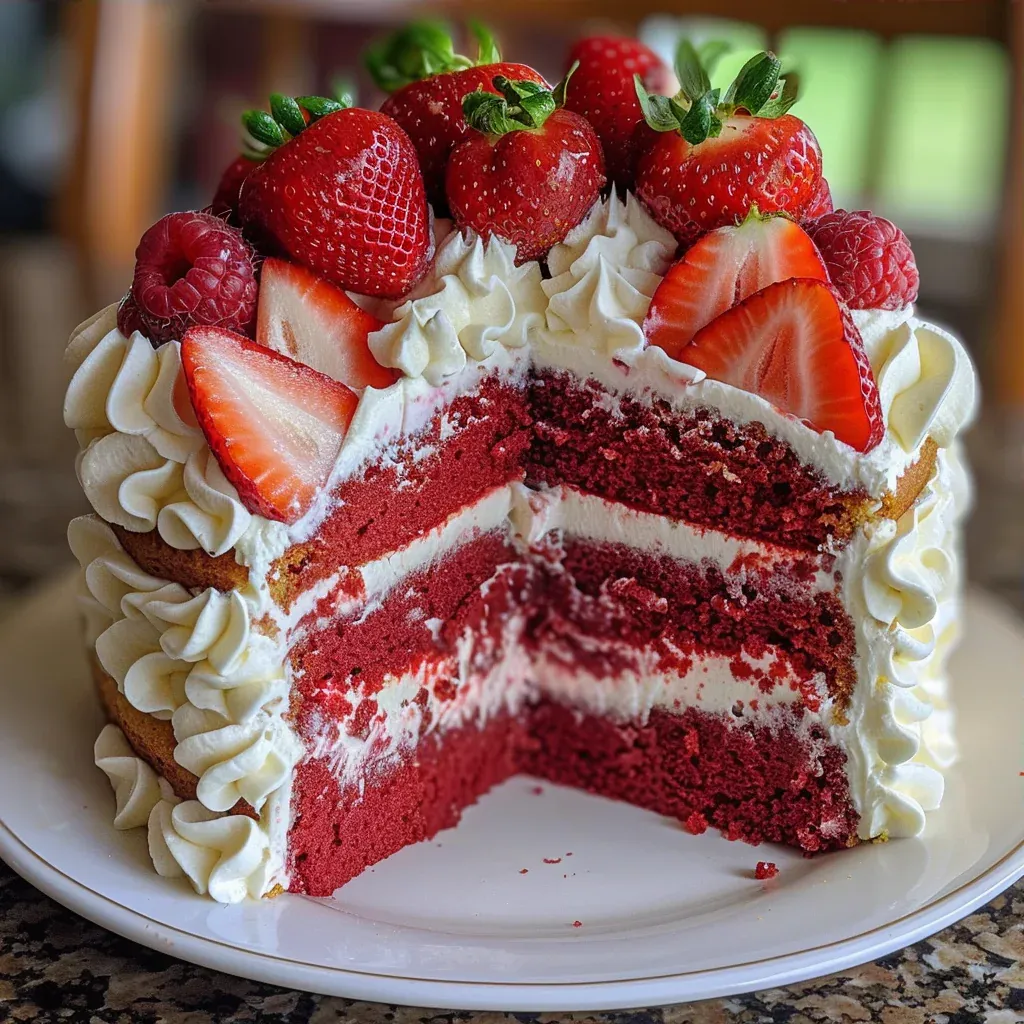 Strawberries and Cream Dream Layer Dessert Everyone Loves - Recipe Image