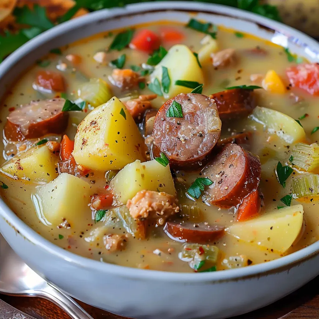Cajun Potato Soup Recipe for Cozy Nights - Recipe Image