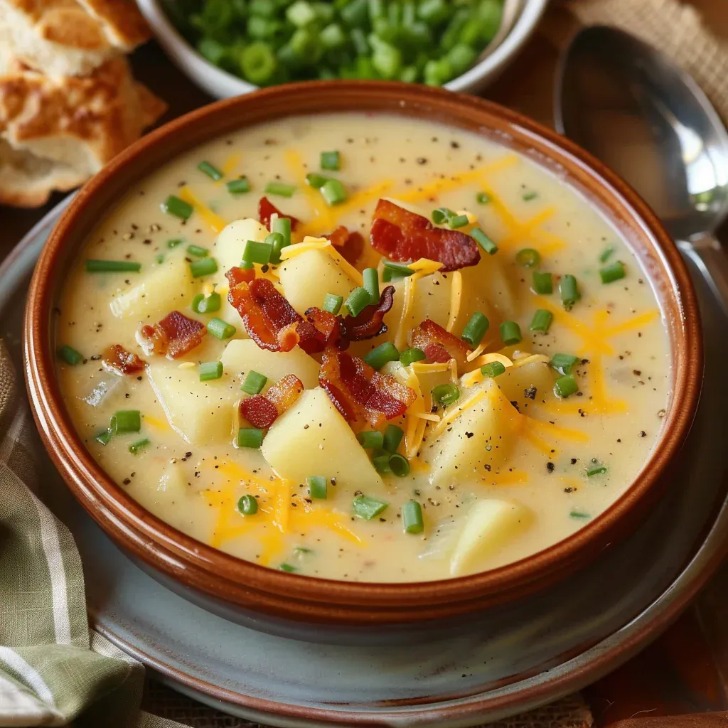 Pioneer Woman Potato Soup Recipe Everyone Loves - Recipe Image