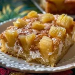 Amish Pineapple Dump Cake Recipe with Cake Mix - Recipe Image