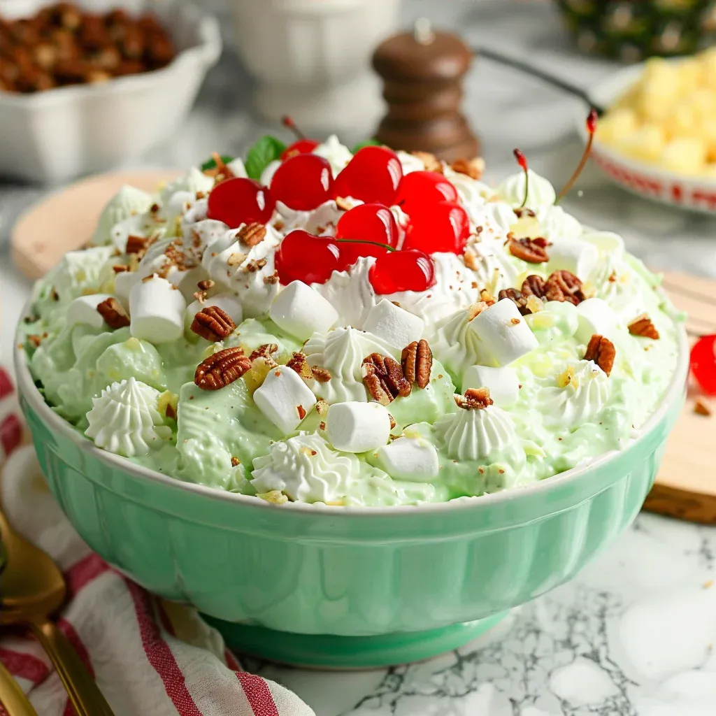 Classic Watergate Salad Recipe with Pistachio Pudding - Recipe Image