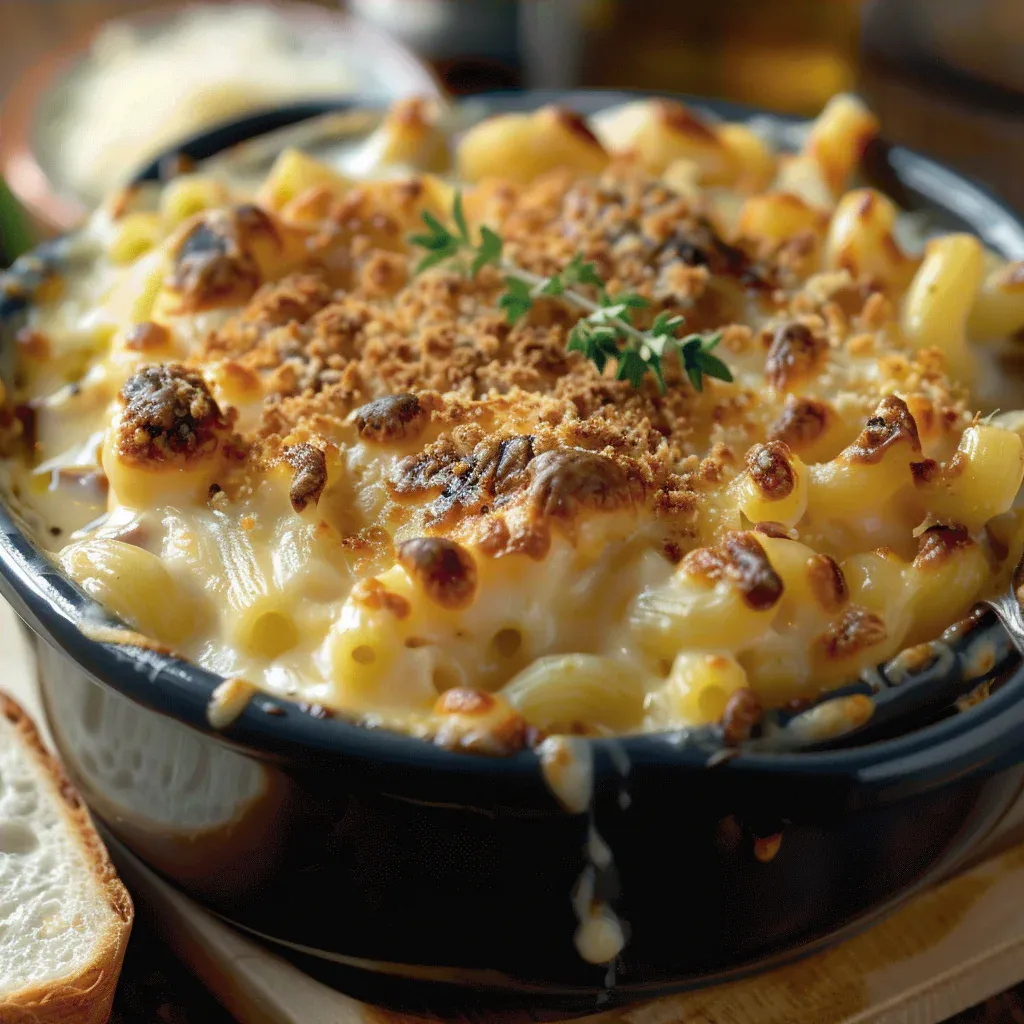 French Onion Soup Mac & Cheese You’ll Crave - Recipe Image