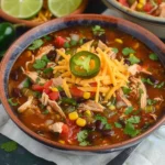 Easy Chicken Taco Soup Recipe for Cozy Weeknights - Recipe Image