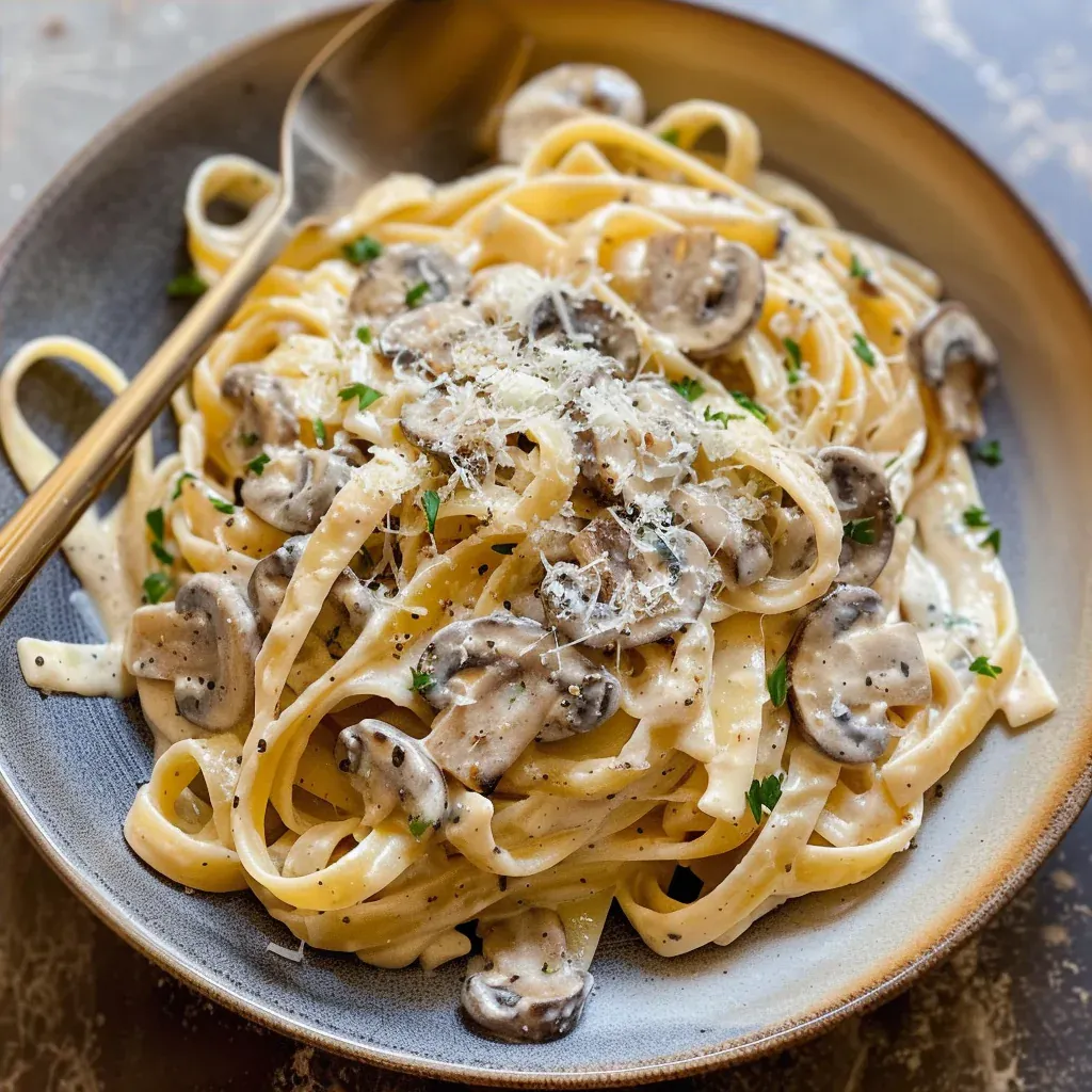 Creamy Mushroom Pasta Skillet Recipe You'll Crave - Recipe Image