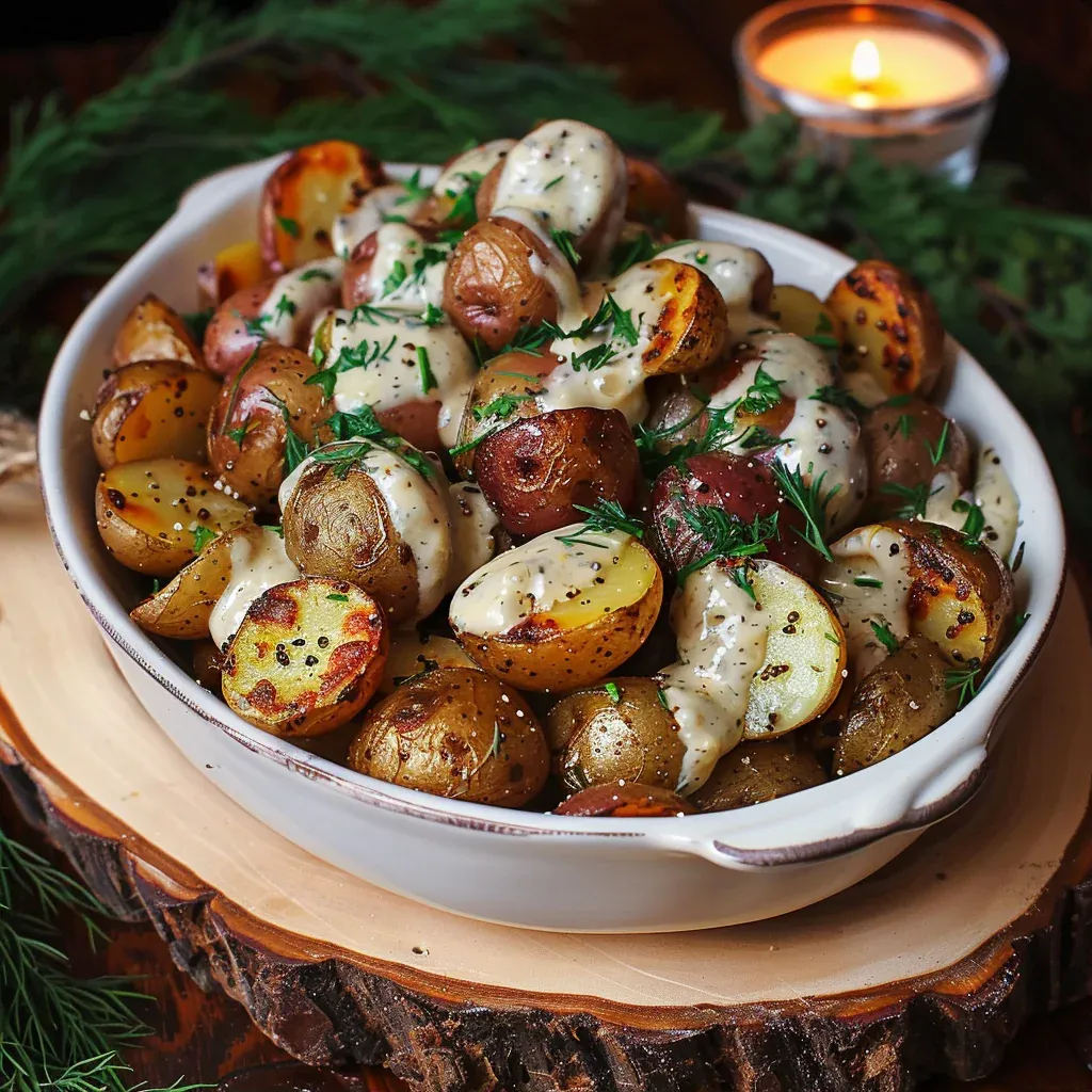 Creamy Mustard Roasted Potatoes That Everyone Loves - Recipe Image