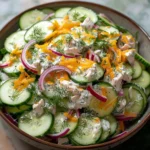 Crispy Cucumber Ranch Salad - Recipe Image