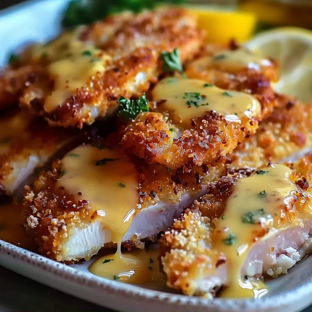 Golden Crispy Malibu Chicken with Creamy Mustard Sauce You’ll Crave Tonight - Recipe Image