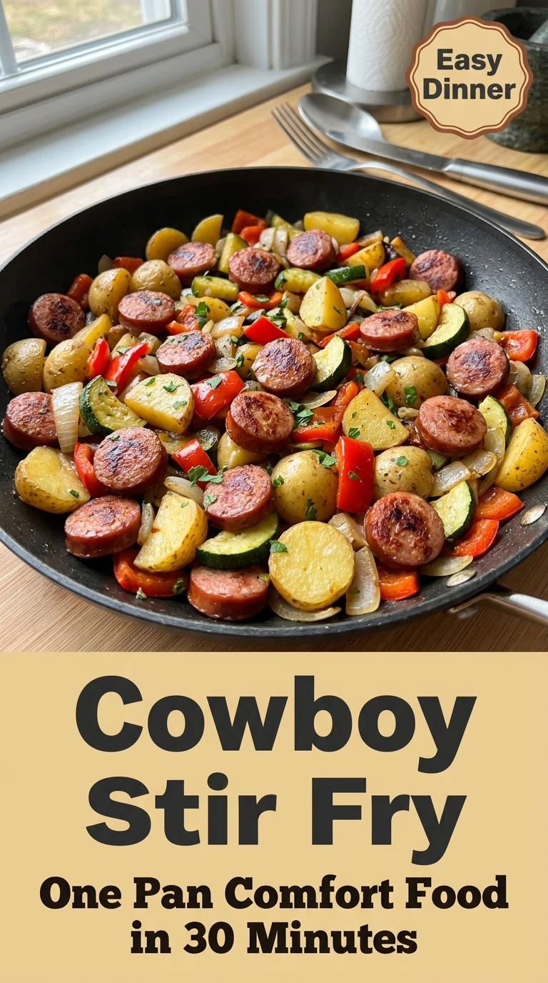 Cowboy Stir Fry – The Ultimate 30 Minute Family Dinner - Recipe Image