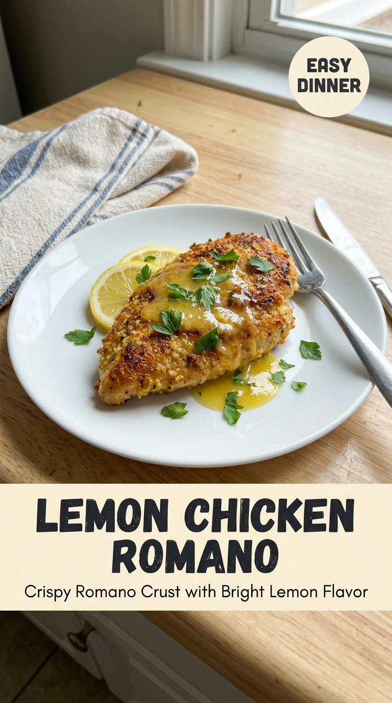 Lemon Chicken Romano Recipe You’ll Want Every Week - Recipe Image